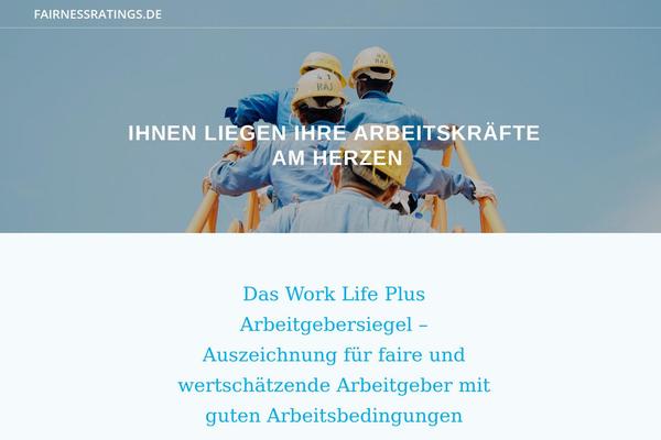 fairnessratings.de site used Mesmerize-child