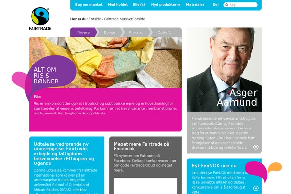 fairtrade-maerket.dk site used Fairtrade