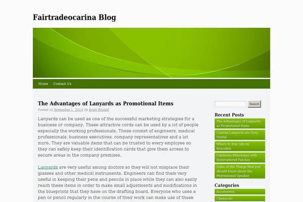 Breezing theme site design template sample