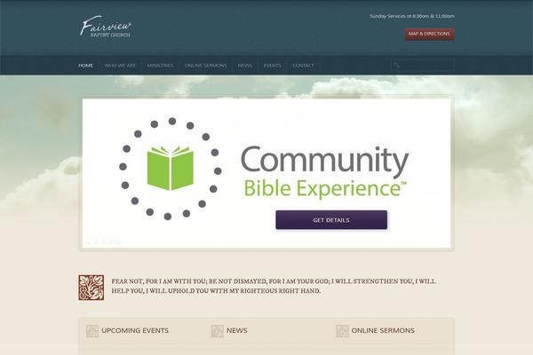Gospel-wp theme site design template sample