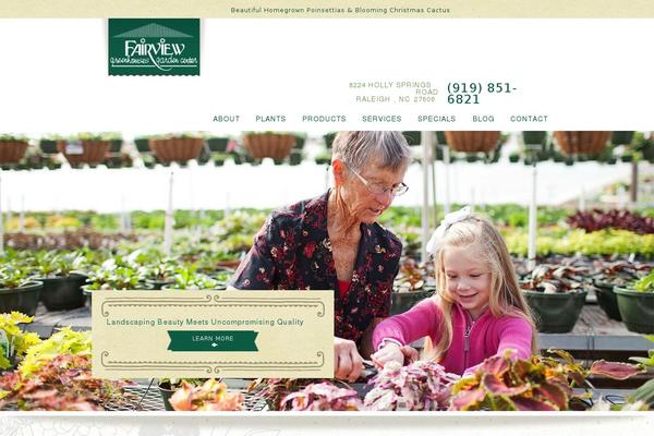Fairview theme site design template sample
