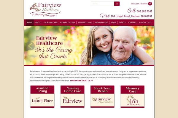 Fairview theme site design template sample