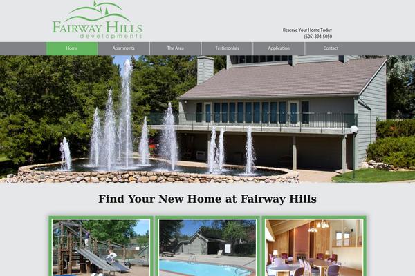 Fairway theme site design template sample