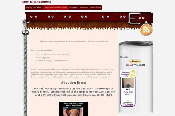Dogs Life theme site design template sample