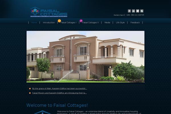 FC theme site design template sample