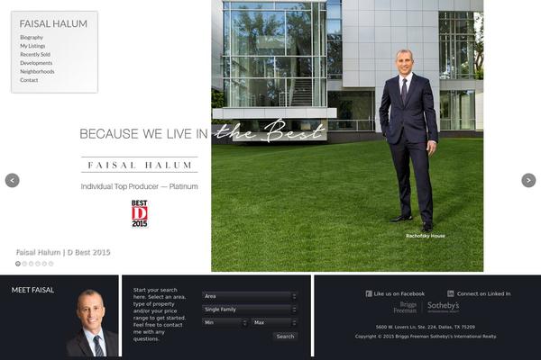 Cascade theme site design template sample