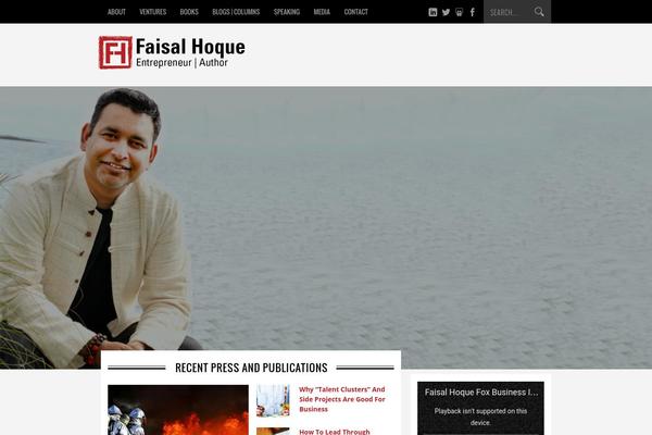 faisalhoque.com site used Extremis