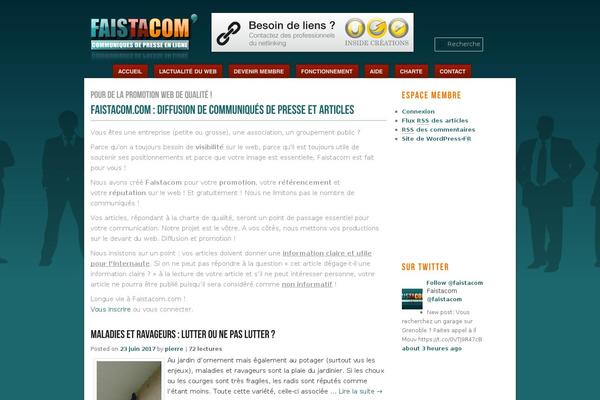 WordPress website example screenshot