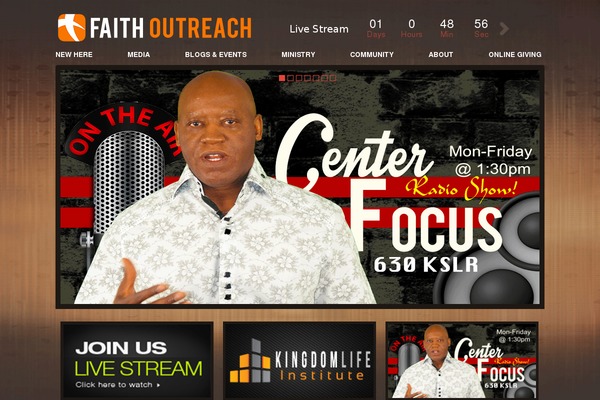 faith-outreach.org site used Wp-church