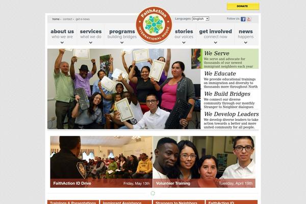faithaction.org site used Fah