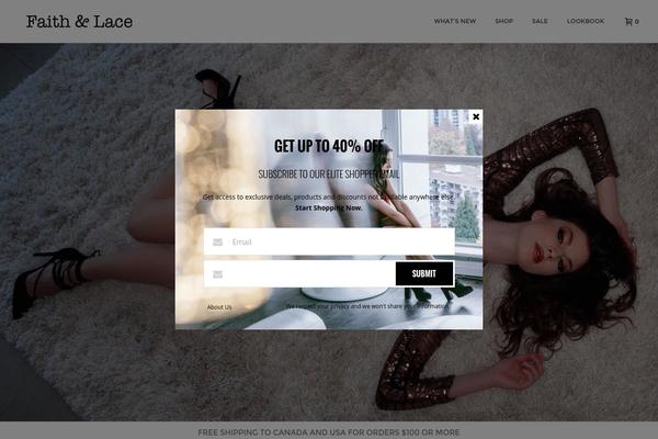 Jupiter theme site design template sample