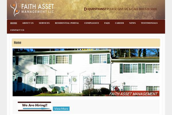 Courage theme site design template sample