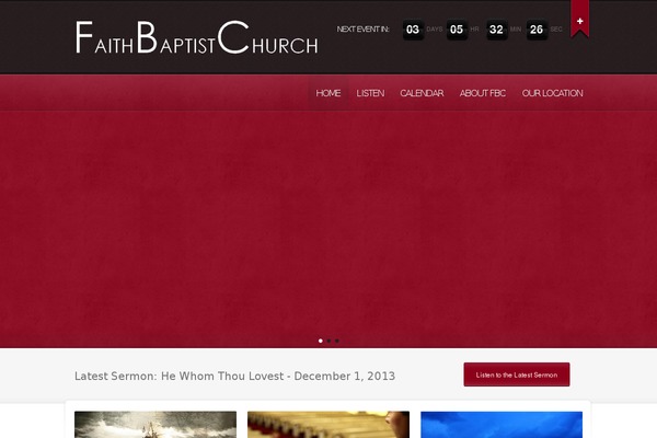 Churchope theme site design template sample