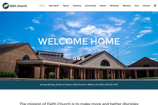 faithchurch.net site used The Flat Shop