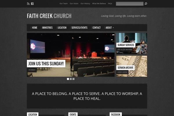 Resurrect theme site design template sample