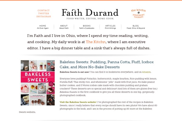 Faith theme site design template sample