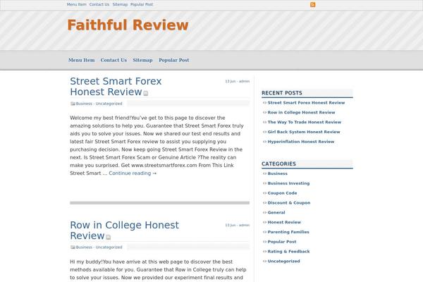 faithfulreview.com site used Akyuz