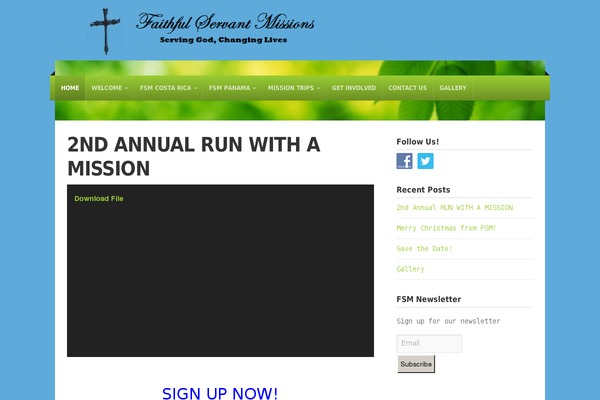 NonProfit theme site design template sample