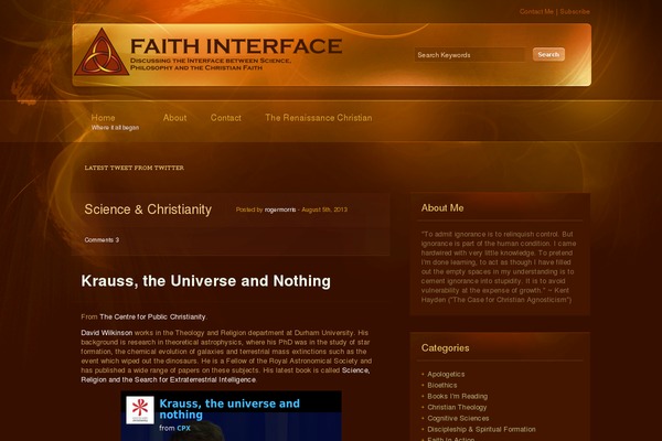 Ambience theme site design template sample