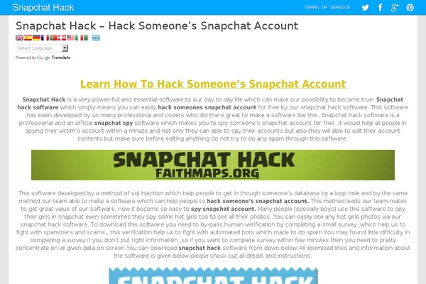 faithmaps.org site used Pinstagram