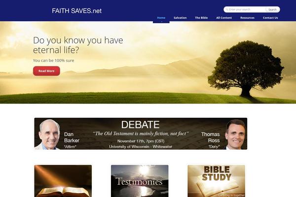 Caffeine theme site design template sample