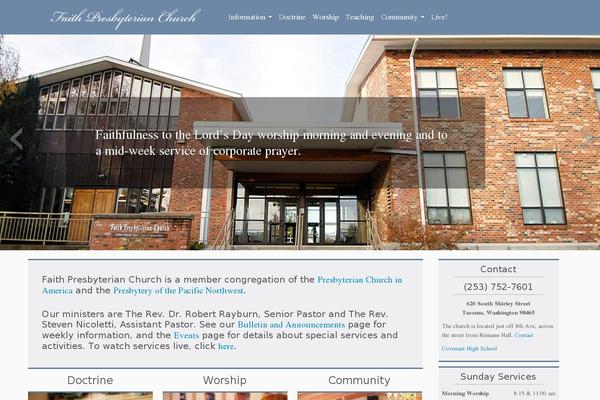 Customizr-child theme site design template sample