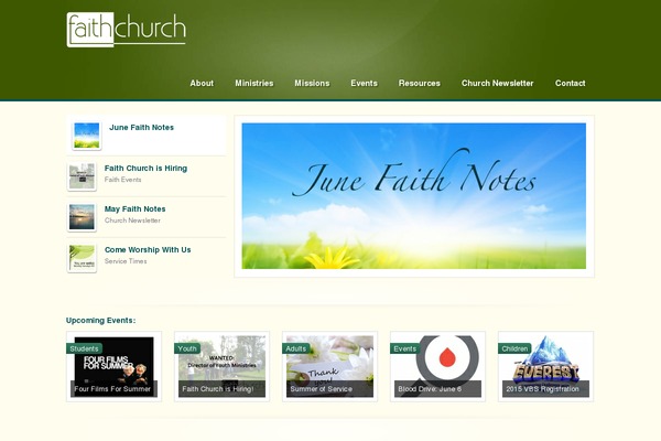 faithunited.org site used Synergiewp