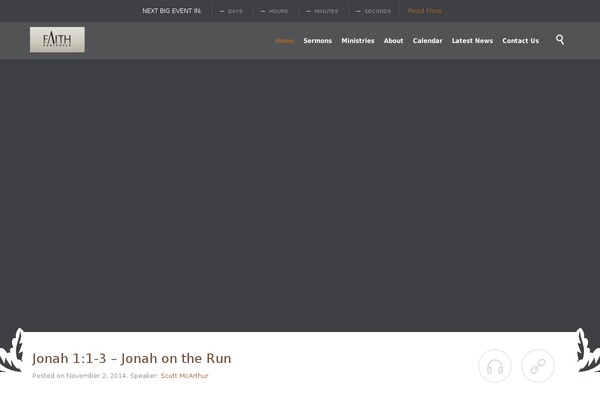 Church and Event theme site design template sample