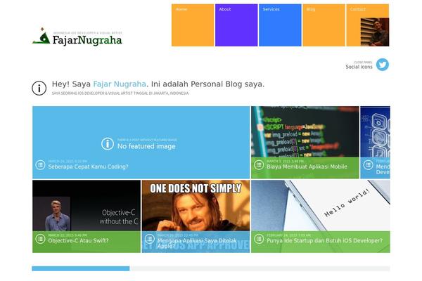 One Touch theme site design template sample