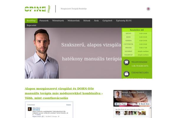 Doctor theme site design template sample