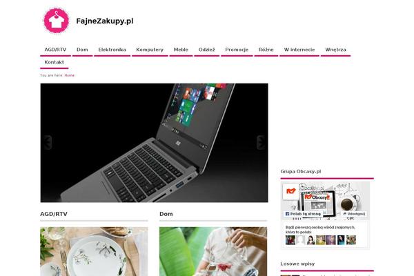 First Mag theme site design template sample