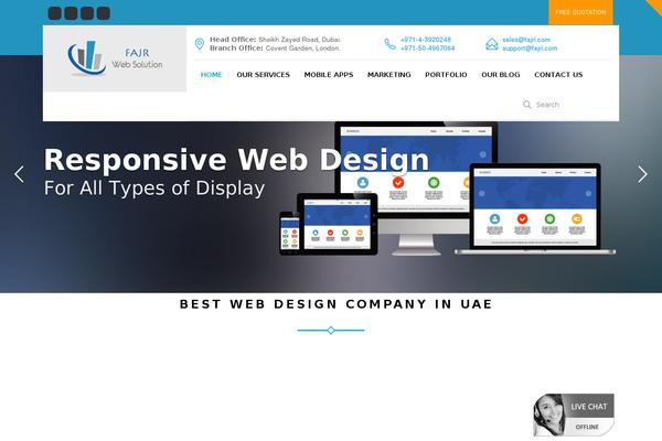 Site using Ultimate_vc plugin