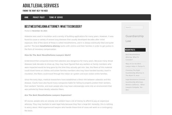 Striker theme site design template sample