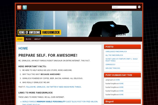 Graphene theme site design template sample