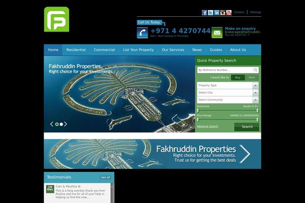 RealEstate theme site design template sample