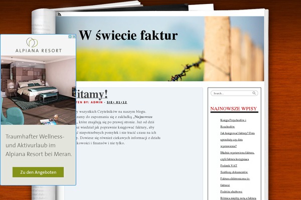 Fresh Ink Magazine theme site design template sample