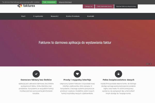Vantage theme site design template sample