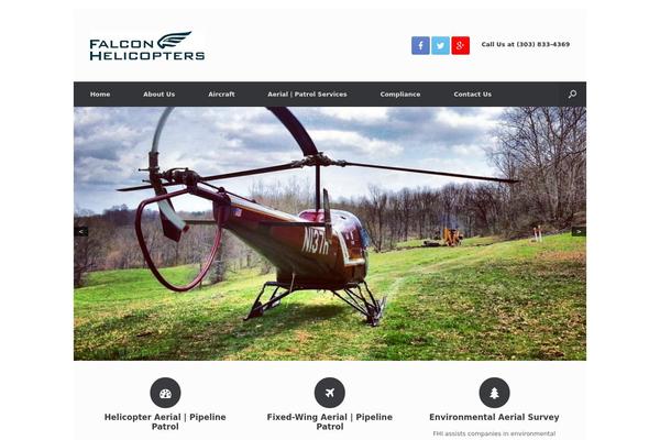 Vantage theme site design template sample