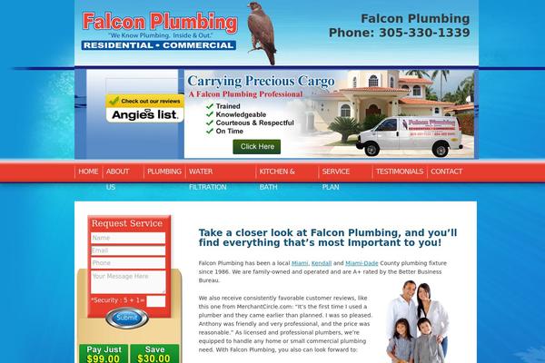falconplumbing.us site used Falcon