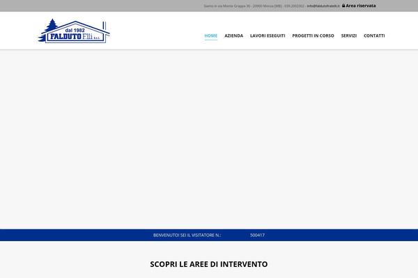 Dante theme site design template sample