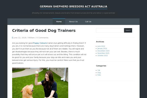 Finch theme site design template sample