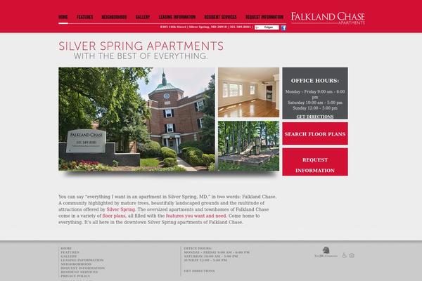 Charter theme site design template sample