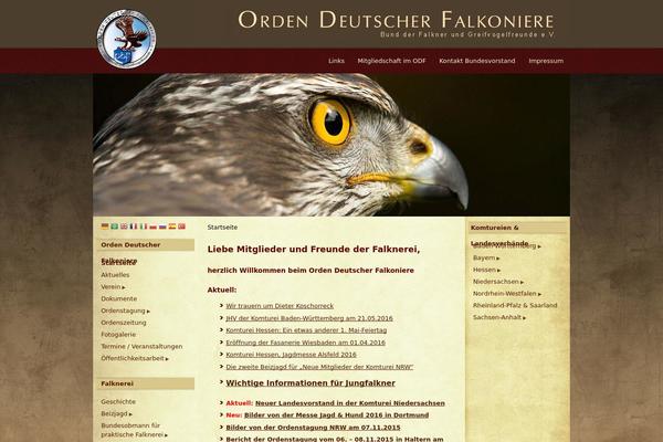 falknerverband.de site used Odf