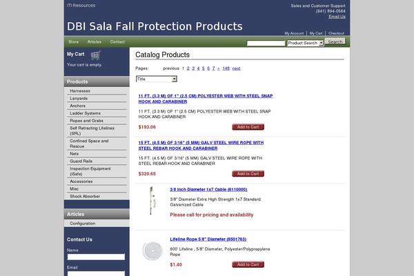Site using Shopp plugin