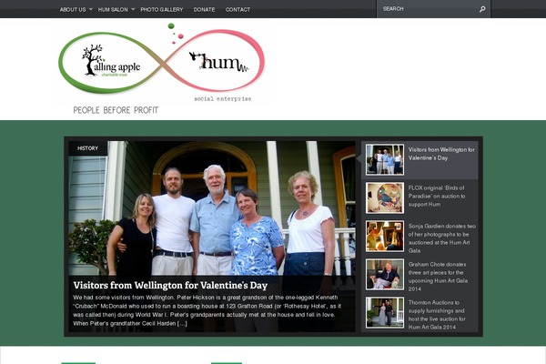 Continuum theme site design template sample