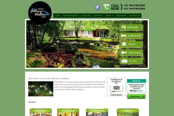 FALLINGWATER theme websites examples