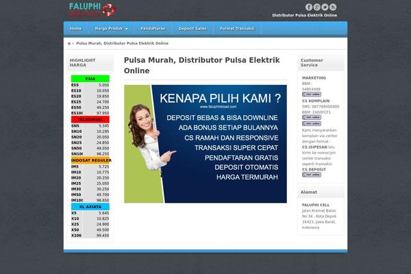 Akita theme site design template sample