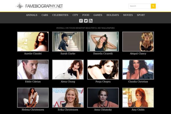 famebiography.net site used EightyDays Lite