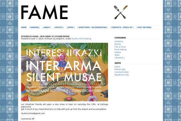 Hoffman theme site design template sample