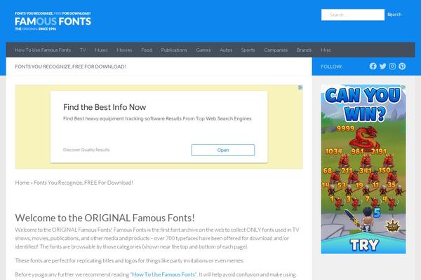 Site using Category-to-pages-wud plugin